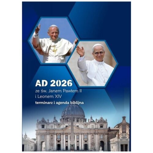 Kalendarz AD 2026 św. Janem Pawłem II i Leon XIV