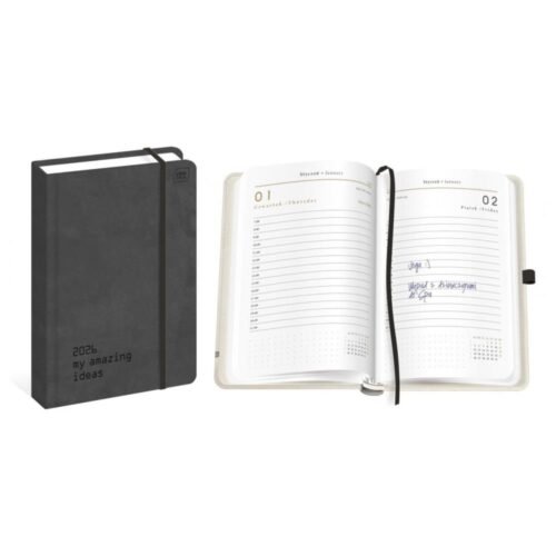 Kalendarz 2026 książkowy A5/384K Mat+UV Ideas