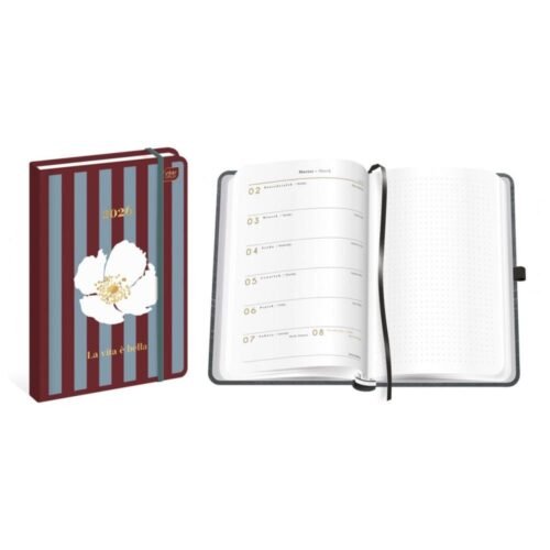 Kalendarz 2026 książkowy A5/192K Metallic Tutto