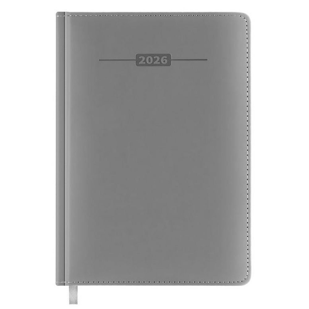 Kalendarz książkowy 2026 A5 szary EASY