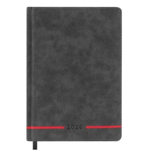 Kalendarz książkowy 2026 A5 czarny EASY