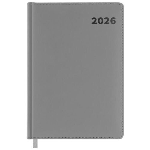 Kalendarz książkowy 2026 A4 grafitowy EASY