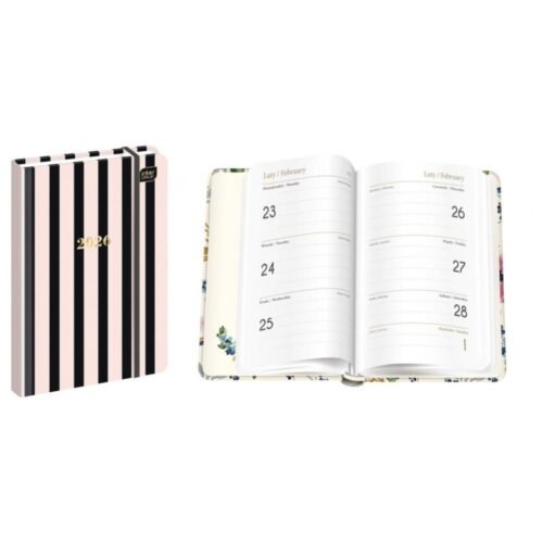 Kalendarz 2026 książkowy A6/192K Metall.Stripes