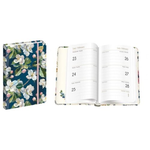 Kalendarz 2026 książkowy A6/192K Metallic Spring