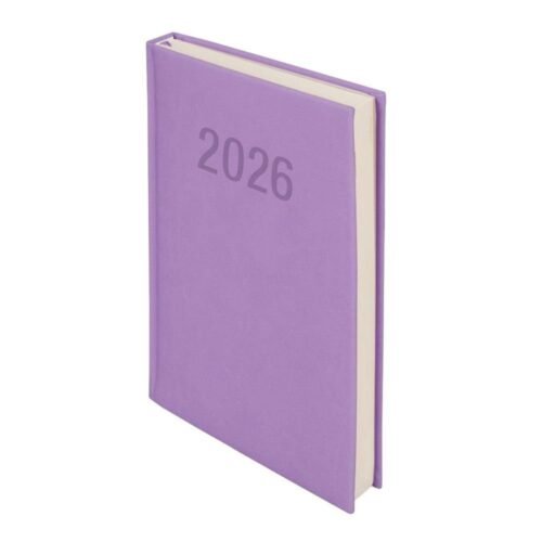 Kalendarz 2026 A5 Colorfix DNS liliowy