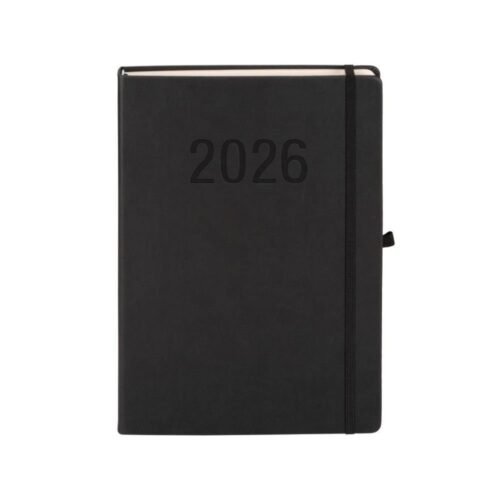 Kalendarz 2026 A4 Memofix DNS czarny