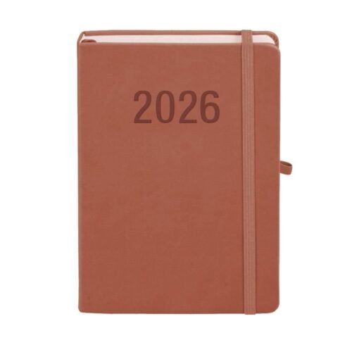 Kalendarz 2026 A5 Memofix DNS mocha mousse