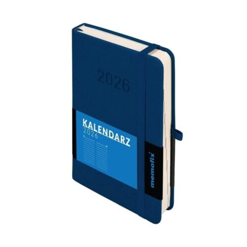 Kalendarz 2026 B6 Memofix DNS granatowy