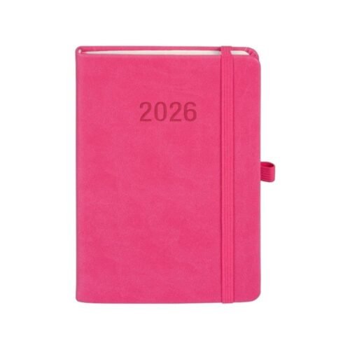 Kalendarz 2026 B6 Memofix TDW różowy