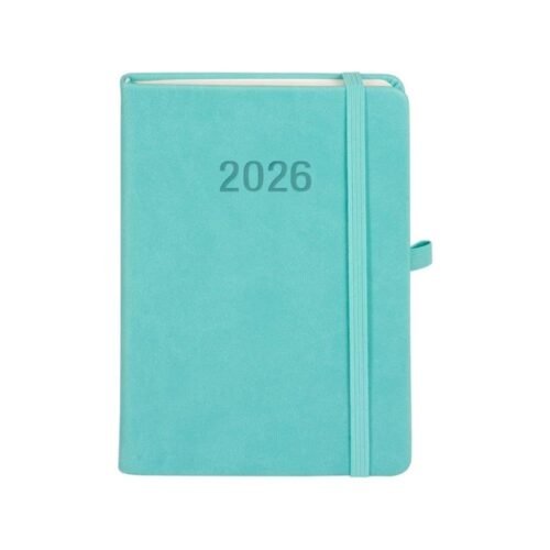 Kalendarz 2026 B6 Memofix TDW turkusowy