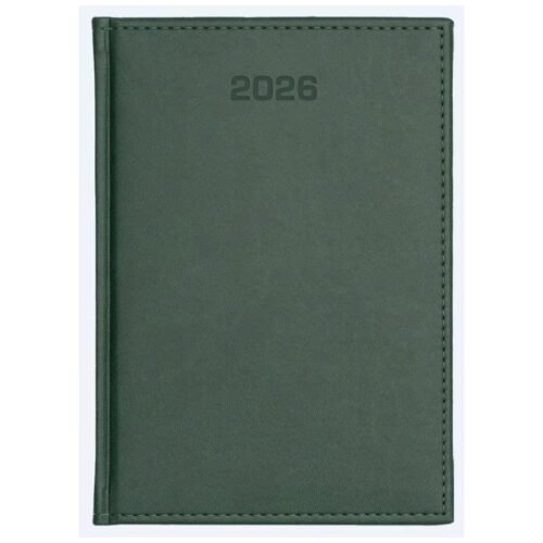 Kalendarz 2026 tygodniowy A4 Vivella zieleń