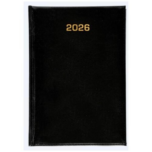 Kalendarz 2026 dzienny A5 Baladek czarny