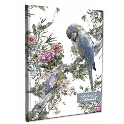 Kalendarz 2026 A5 tygodniowy notatka Papugi Boho