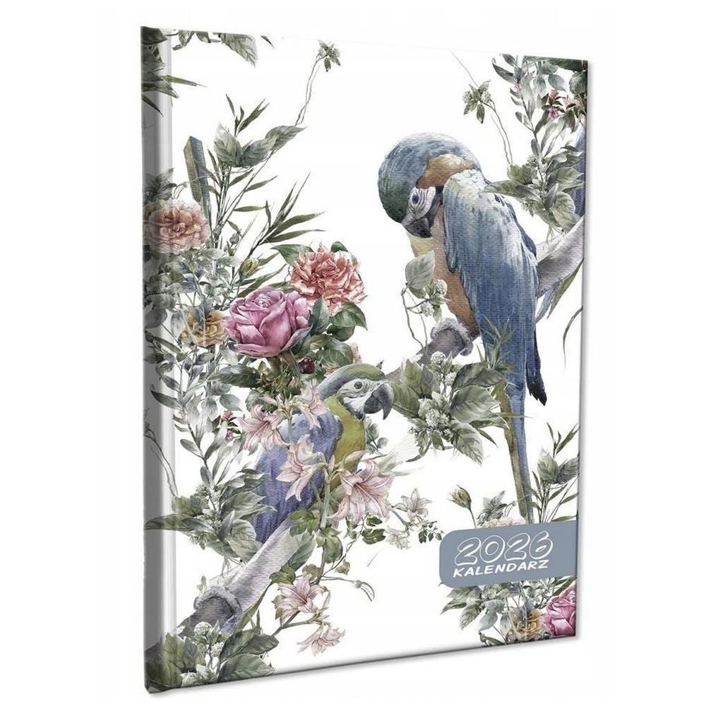 Kalendarz 2026 A5 tygodniowy notatka Papugi Boho