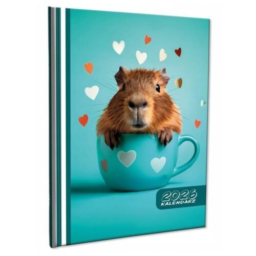 Kalendarz 2026 A5 tygodniowy notatka Kapibara