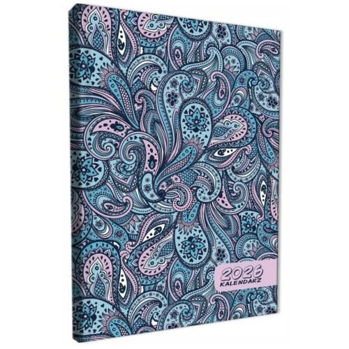 Kalendarz 2026 A5 dzienny sb/nd osobno Paisley