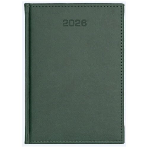 Kalendarz 2026 dzienny A4 Vivella zielony