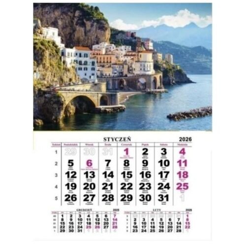 Kalendarz 2026 jednodzielny MIX