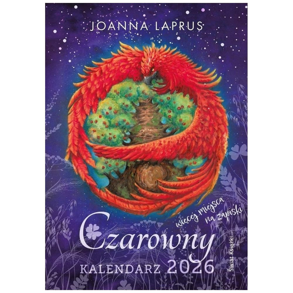 Czarowny kalendarz 2026 więcej miejsca na zapiski