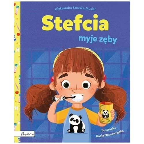 Stefcia myje zęby