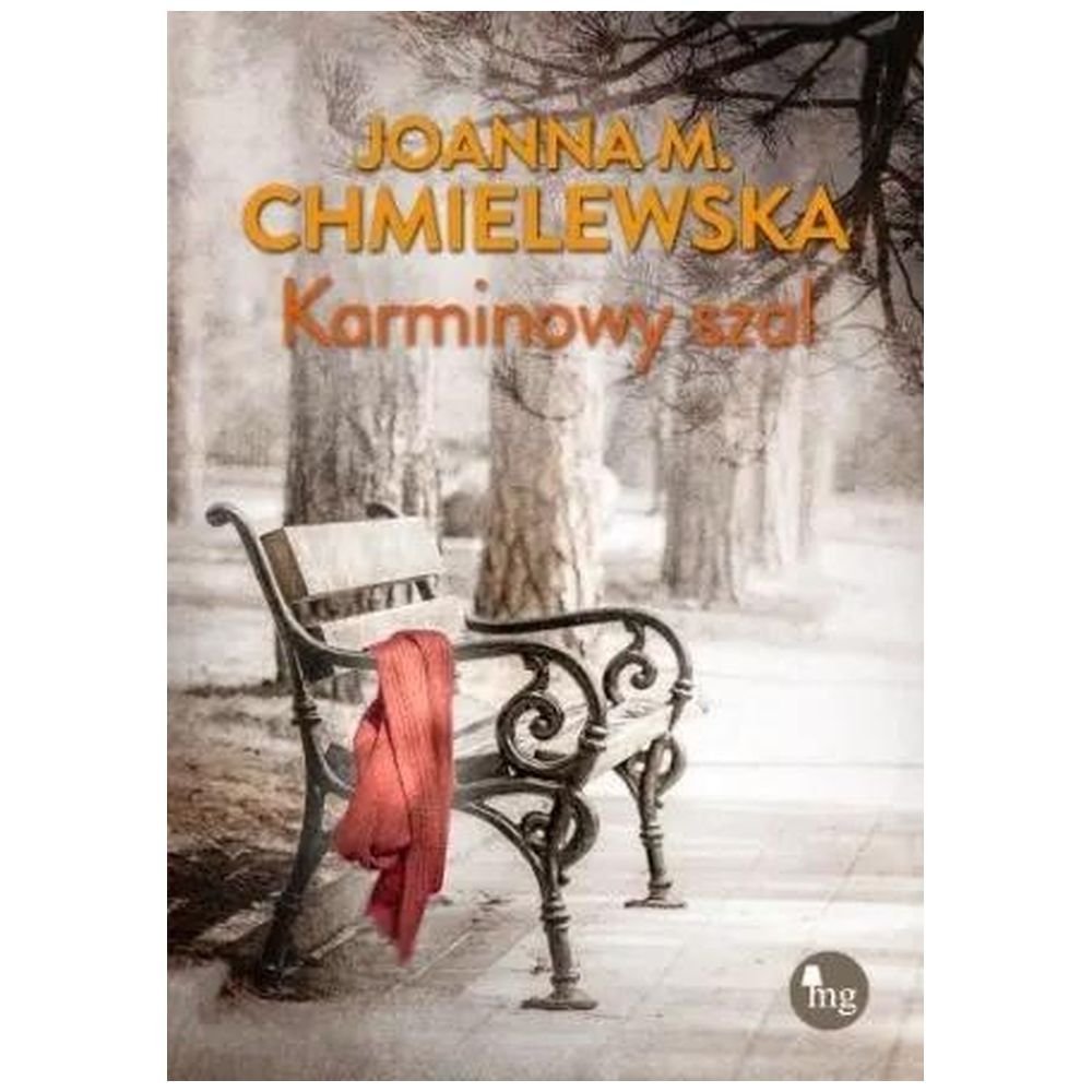 Karminowy szal